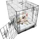 Dog Crate Mat(24" X 18"), Small Dog Bed for Crate, Soft Plush Bed Pad Machine Washable, Sleeping Mat with Anti Slip Bottom