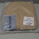 Khaki Foam Seat Cushions Kitchen Chairs Pads for Dining Chairs Non Slip Office Seat Cushions Washable U Shaped Soft Thick Large Metal Wooden Chair Cushions,17" x 15"