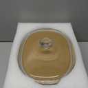 M MCIRCO 4-Piece Glass Casserole Baking Dish, Set of 2 Casseroles With Glass Lids, 1.9 Qt and 3 Qt