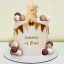 Brown Bear Cake Decoration Baby Bear Baby Shower Cake Topper Bears Cake Decoration Baby Shower Birthday Cake Decoration