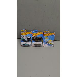 Pack Of 3 Hot Wheels Cars (Custom Otto, Batman: Arkham Asylum Batmobile, Propper Chopper)