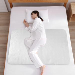 Bamuho Bed Pads for Incontinence Washable with 4 Layers of Protection, Waterproof Bed Pads Large 34" x 52" Great for Adult, Children and Pets