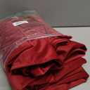 RYB HOME Red Velvet Curtains 84 inches for Bedroom - Light & Heat Block Back Tabs Window Treatment Energy Efficient Privacy Protection Drapes for Farmhouse, Living Room, Ruby Red, W52 x L84, 2 Panels