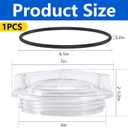 Adnee SPX3100D Pump Lid with Lid Oring, Pool Pump Lid Replacement Compatible with SP3000 Series and SP3000x Series, Pump Thread Strainer Cover for Locking Ring Lid Seal Repair