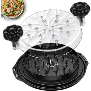 Chicken Shredder Tool Twist Large - 10'' Pro Meat Shredders for Chicken Breast,Visible Kitchen Gadgets Grinder Machine with Brush,Strong Anti-Slip Strip,Ergonomic Handle,BPA Free (Black)