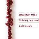 ZRQ 6 Packs Butterfly Locs 30 Inch Burgundy Distressed Locs Crochet Hair Pre-looped Soft Locs Crochet Braids Long Goddess Locs Synthetic Hair Extensions For Women BUG#