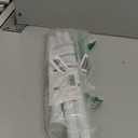 White Tension Curtain Rod for Windows 28 to 48 inch, Adjustable Expandable Pressure Spring Curtain Rod No Drilling, 7/8" Curtain Rod for Bedroom Doorway Closet Door