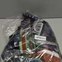 Frienda 10 Pcs American Flag Wood Deer Skull Camo Car Accessories Set 4th of July Patriotic Seat Covers Steering Wheel Cover Keyring Cup Holder Armrest Pad Seat Belt Pads Wrist Strap for Truck