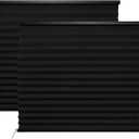 NOVINO RV Shades,RV Blinds for Camper Window, Camper RV Pleated Shades,RV Privacy Blinds for Motor Coach RV Camper Travel Trailer Motorhome Solar Shade (26" W X 24" L)-2Pack