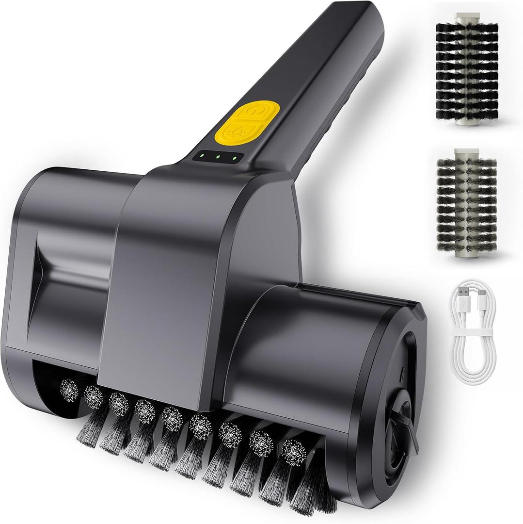 Fantik Electric Grill Brush, Cordless Rechargeable BBQ Grill Cleaner w/ 550 RPM