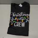 T-Shirt Kids Black L Christmas Crew