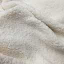Minky Sherpa Faux Fur Fabric 60" Wide Sold by The Continuous Yard (Ivory) - for Lux Cozy Blankets, Coats, Jackets, Throws, Scarves, Cuddle, UGG Boots, Sweaters