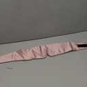 Silk Sleeping Mask Large Wrap-Around Blindfold with Adjustable Velcro Soft Blackout Eye Mask Women (Pink)