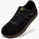 HOBIBEAR Barefoot Shoes Wide Casual Lace Up Retro Fashion Sneakers for Women Men, 41