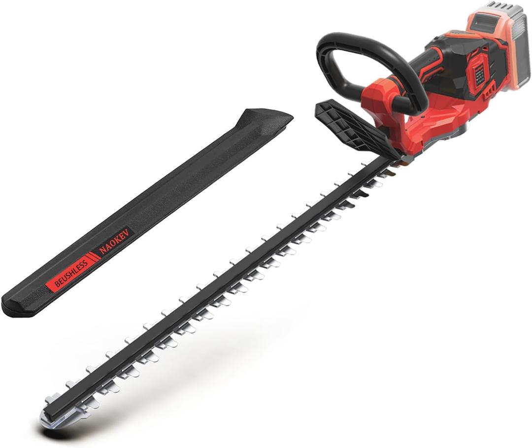 Hedge Trimmer Cordless for Milwaukee 18V Battery (No Battery), 22 inch Electric Bush Shrub Edge Trimmer, Brushless Motor, Powerful & Lightweight, 4.4LBS
