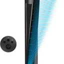 Vornado OSC84 41" Whole Room Oscillating Tower Fan, Remote Control, 70-Degree Oscillation, Quiet Operation, 4 Speed Settings, 8-Hour Timer, Powerful Air Circulation, Black