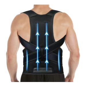 Posture Corrector for Men and Women,Adjustable Back Brace for Upper and Lower Back Pain Relief - Back Support Improve and Neck,Shoulder,Back Pain Relieve M(29"-33")