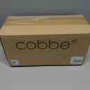 Cobbe Adhesive Shower Caddy 5-Pack, Large Wall Mounted Shower Shelves Rack, Organizer Storage Accessories with Soap Dish&Toothbrush Holder, Shelves for Bathroom Storage & Home Kitchen Decor, White