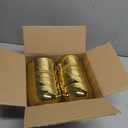 Octeric 6 Pcs 6" Jumbo Golden Easter Eggs, Fillable Shiny Metallic Plastic Eggs for Filling Treats Toys Gift Baskets Filler Stuffers, Easter Hunt Decor, Party Favor, Classroom Prize Supplies
