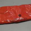 H Halston Womens Gold Halston Belt Short Sleeve Round Neck Top (Red), Size 8