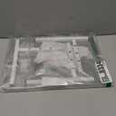 Aripark Plant Stand Indoor Adjustable, Metal Modern Plant Stands, Heavy Duty Stable Plant Pot Small Flower Holder Indoor Outdoor Corner, Fit 8 9 10 11 12 inch Pots, White (Pot & Plant Not Included)