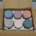 NETANY 6-pack 16 oz Overnight Oats Containers with Lids, Glass jars with Airtight Lids, Wide mouth Mason Salad jars, Glass Food Storage Containers for Snacks Yogurt Spice Sugar