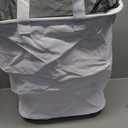 efluky Slim Laundry Hamper with Wheels, Rolling Laundry Basket for Clothes, Small Laundry Basket for Bedroom, Dorm and Laundry Room, 60L (12.7 Gallons) White