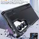 SPIDERCASE for Samsung Galaxy Z Fold 7 Case, Built-in [Kickstand] [Screen Protector] [Rugged Hinge Protection] Military Grade Drop Protection, Full Body Protective Case for Galaxy Z Fold 7, Black