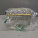 Giadun Glass Card Box with Slot, 10.2 inch Large Gold Clear Card Box for Wedding Receptions, Decorative Storage Box with Lock for Baby Shower, Birthday Party, Bridal Shower