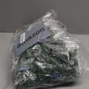 Pre-Lit 6FT Christmas Garland with Blue Flower LED Lights Pine Cones Berry Clusters Pine Needles Decorated Xmas Garland Decoration for Front Door Fireplace Table Centerpiece Home Holiday Supplies