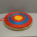 Traditional Hand-Made Straw Archery Target,Arrow Target for Recurve Bow Longbow or Compound Bow (20in / 3 Layers)