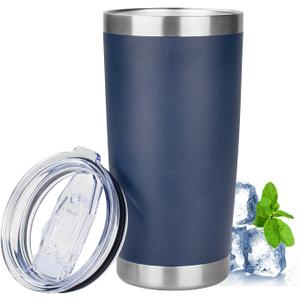 Fuelmate 25oz Tumbler Insulated Tumbler with Sliding Lid,(Navy Blue, 1pack