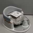 Baby Bath Seat-for Babies 6 Months & up with Temperature Alert+Soft Cushion+Suction, Toddler Bath Seat for Baby, Sitting Up with Baby Bathtub Seat, Grey