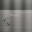 Foldable Bulletin Board, 72x48 Inch Cork Board Alternative, Felt Pin Board for Wall Mounting, Photo Board Self-Adhesive Surface, Vision Board Decoration for Office, Home, Classroom, 35 Pushpins, Gray