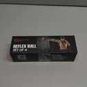 Champs MMA Boxing Reflex Ball Set with Punch Counter App | 4 Balls with Varying Weights, Headband & 4 Spare Strings to Improve Speed, Hand Eye Coordination Training | Boxing Equipment, MMA Gear Gift