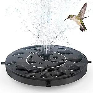 Solar Fountain Water Pump for Bird Bath, Floating Solar Powered Water Fountain Pump for Bird Bath, Garden, Pond, Pool, Outdoor (1.4W)