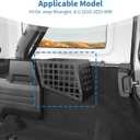 for Jeep JLU Trunk Left Side Cargo Rack Shelf Organizer Modular Storage Box Basket System Luggage Storage Carrier for Jeep Wrangler JLU 2018-2023 4DR for Hardtop