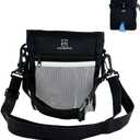 Treat Pouches for Pet Training and This Dog Treat Pouch Perfect for Outdoor Training, Walking, Traveling - 500ml Storage for Pet Food, Treats, Toys (Black)