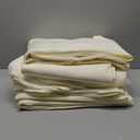 Fitable 8 Pack Round Tablecloths: Stain Resistant Wrinkle Free Circle Table Clothes, Washable Reusable Polyester Table Covers for Wedding Party Birthday Banquet Reception(Ivory, 120 Inch)