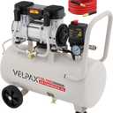 Ultra Quiet Air Compressor, Only 60dB, 6.4 Gallon Tank, Oil-Free, 110V/60Hz 2HP, 6.71CFM@115PSI, Air Compressor Perfect for Spray Painting, Auto Repair, Tire inflation, Woodwork nailing