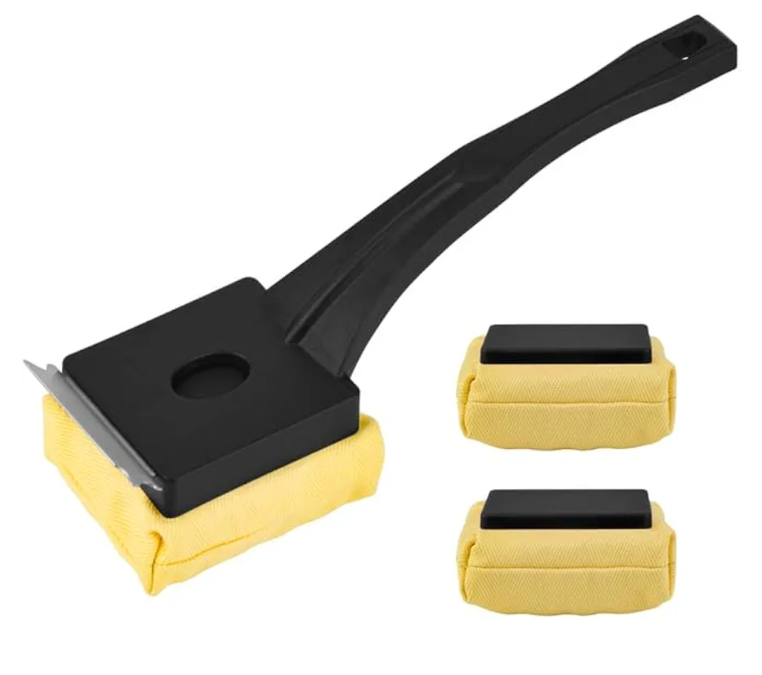 Grill Brush Bristle-Free – Steam Cleaning – Includes 2 Extra Brush Head – Heavy-Duty Barbecue Scraper