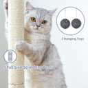 Cat Tree Tower Scratching Post for Indoor Large Adult Cats with Perch Bed