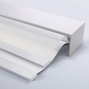 Zshine Day and Night Dual Layers Manual Safe Cordless Roller Blinds Shades with Valance Suitable for Home, Office, Hotel, Club, Restaurant(White 82010G)