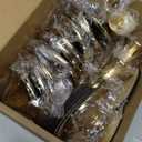 Taper Candle Stick Holder, 12PCS Brass Gold Candle Holders for Candlesticks, Vintage Metal Candlestick Holders for Dinner Room Table Centerpiece or Mantel Wedding Party Decor (12, Gold)