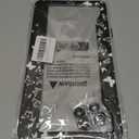 Black and White Butterflies Print License Plate Frame - 2 Holes Stainless Steel Metal Auto Car Accessories Decoration License Plate Frame Size 6.3" x 12.2" Fit US Vehicles for Women Men Gift