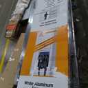 Ideal Pet Products Aluminum Pet Patio Door, Adjustable Height 77-5/8" to 80-3/8", 15" x 20" Flap Size, White