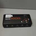 Heated Socks for Women Men, 8000mAh Rechargeable Battery Foot Warmer Hiking Socks Up to 10 Hours, APP Controlled Electric Heated Socks with 4 Heating Levels for Camping Skiing (X-Large)