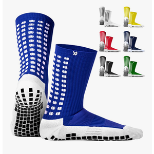 Lux Dual Grip Socks - Soccer Grip Socks for Men and Women. GripArray Performance & Comfort S