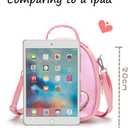 Girls Small Crossbody Bag with Rainbow Heart Girls Novelty Bag Little Girl Purse