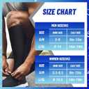 3 Pairs Compression Socks for Women & Men 15-20 mmHg,Best Support for Cycling Athletic Hiking Running (Black, S)